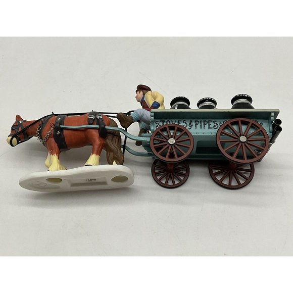 Retired Dept 56 Heritage Village - A New Potbellied Stove For Christmas #56593 - Picture 9 of 13